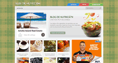 Desktop Screenshot of blogdenutricion.com